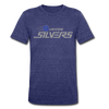 Las Vegas Silvers T-Shirt (Tri-Blend Super Light) - heather indigo
