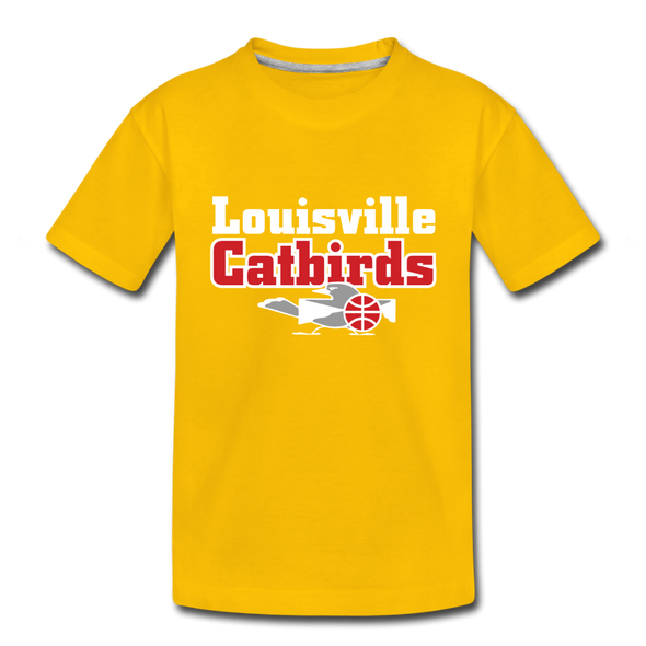 Louisville Catbirds T-Shirt (Youth) - sun yellow