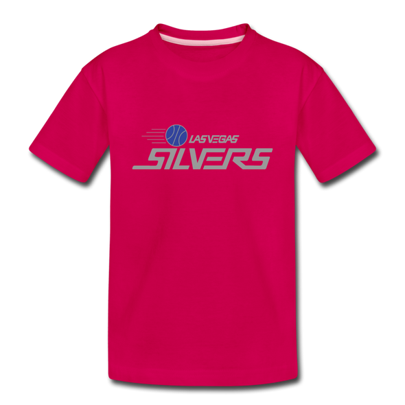 Las Vegas Silvers T-Shirt (Youth) - dark pink