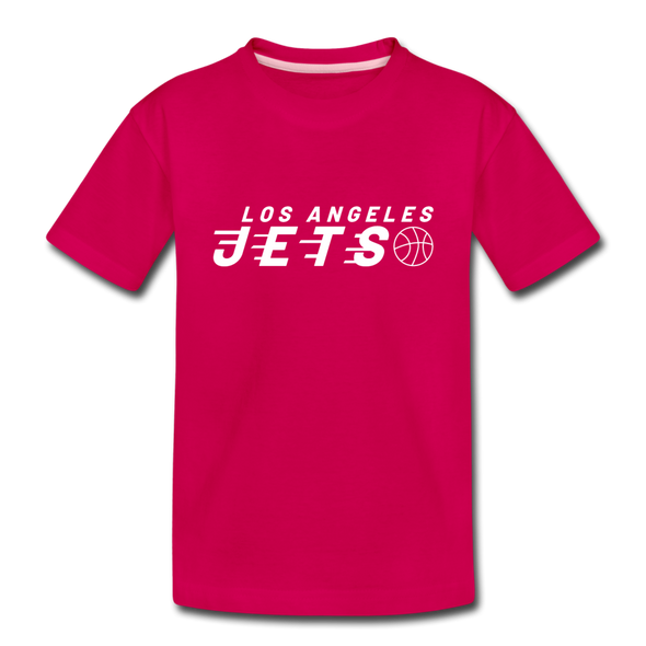 Los Angeles Jets T-Shirt (Youth) - dark pink