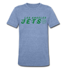 Los Angeles Jets T-Shirt (Tri-Blend Super Light) - heather Blue