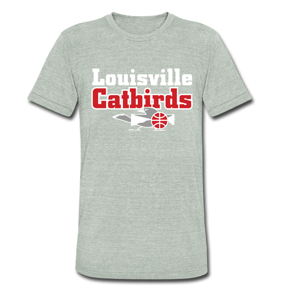 Louisville Catbirds T-Shirt (Tri-Blend Super Light) - heather gray