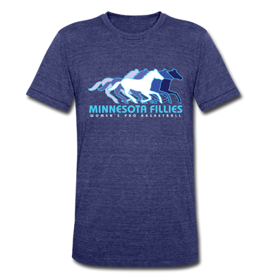 Minnesota Fillies T-Shirt (Tri-Blend Super Light) - heather indigo