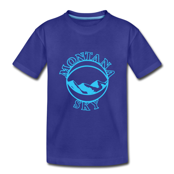 Montana Sky T-Shirt (Youth) - royal blue