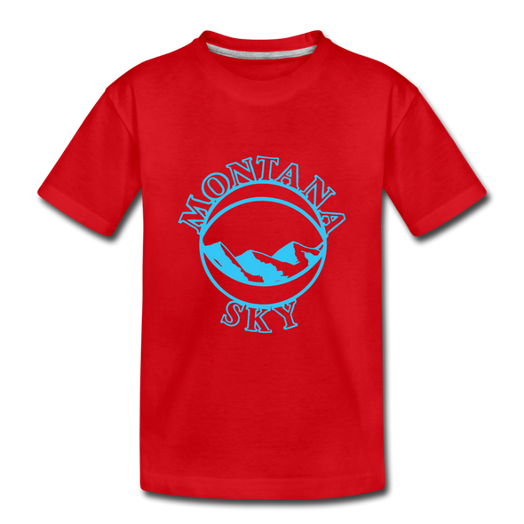 Montana Sky T-Shirt (Youth) - red