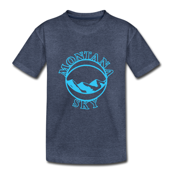 Montana Sky T-Shirt (Youth) - heather blue