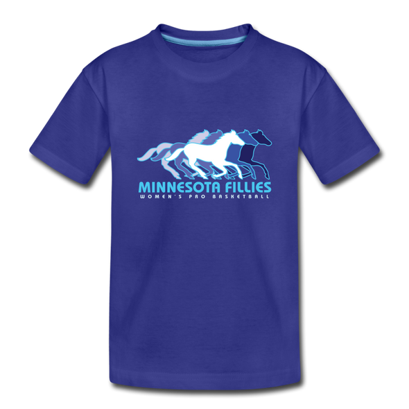 Minnesota Fillies T-Shirt (Youth) - royal blue