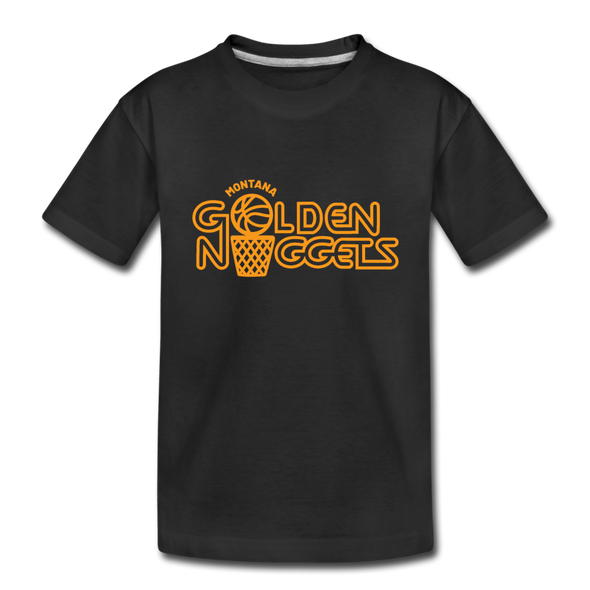 Montana Golden Nuggets T-Shirt (Youth) - black