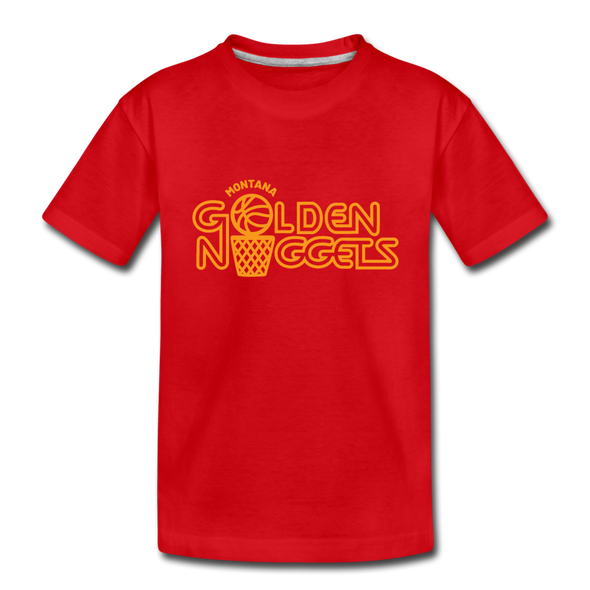 Montana Golden Nuggets T-Shirt (Youth) - red
