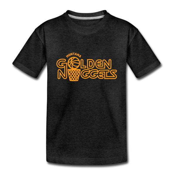 Montana Golden Nuggets T-Shirt (Youth) - charcoal gray