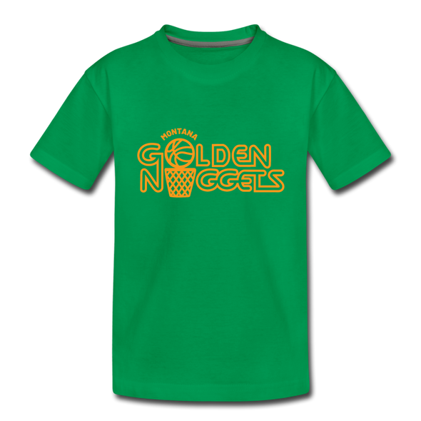Montana Golden Nuggets T-Shirt (Youth) - kelly green