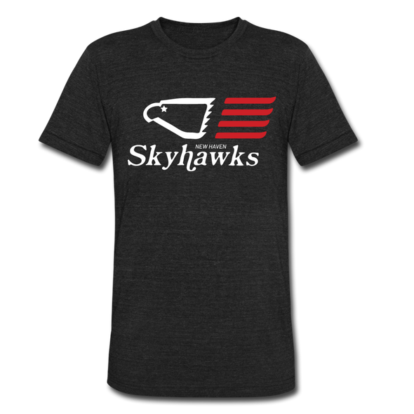 New Haven Skyhawks T-Shirt (Tri-Blend Super Light) - heather black