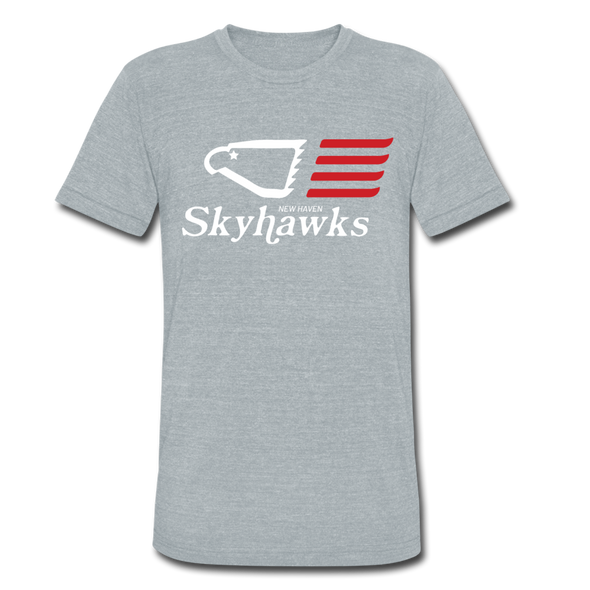 New Haven Skyhawks T-Shirt (Tri-Blend Super Light) - heather gray