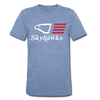 New Haven Skyhawks T-Shirt (Tri-Blend Super Light) - heather Blue