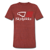 New Haven Skyhawks T-Shirt (Tri-Blend Super Light) - heather cranberry