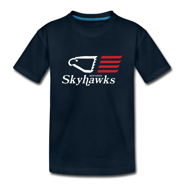 New Haven Skyhawks T-Shirt (Youth) - deep navy