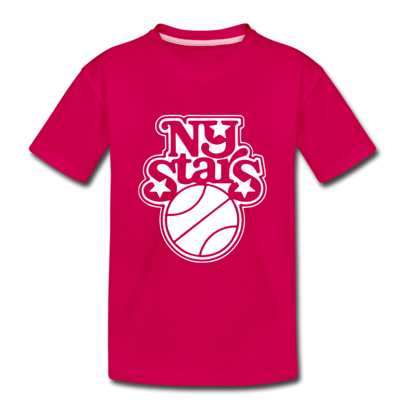 New York Stars T-Shirt (Youth) - dark pink