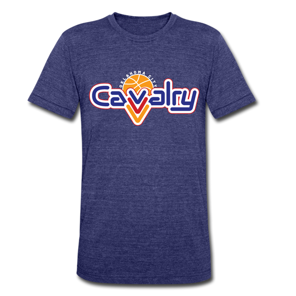 OKC Cavalry T-Shirt (Tri-Blend Super Light) - heather indigo
