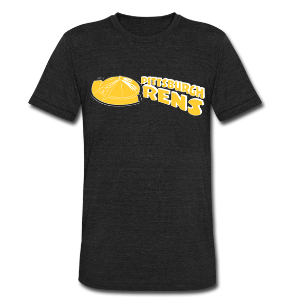 Pittsburgh Rens T-Shirt (Tri-Blend Super Light) - heather black