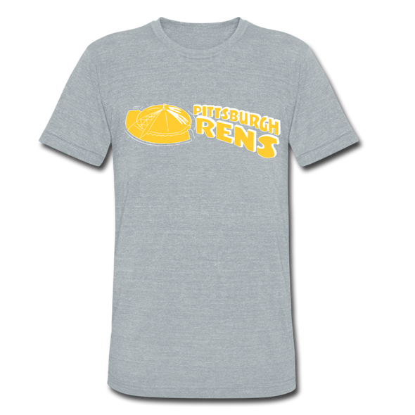 Pittsburgh Rens T-Shirt (Tri-Blend Super Light) - heather gray