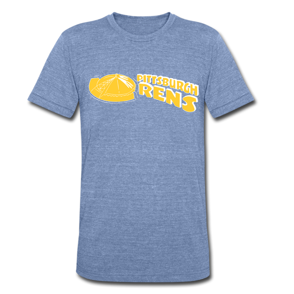 Pittsburgh Rens T-Shirt (Tri-Blend Super Light) - heather Blue