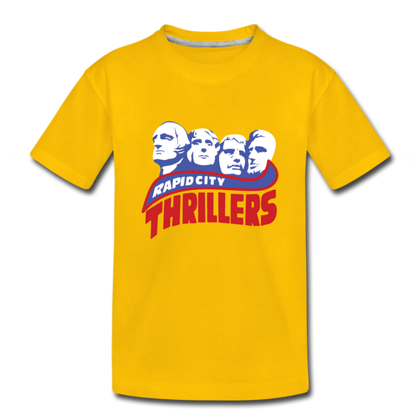 Rapid City Thrillers T-Shirt (Youth) - sun yellow