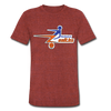 Rochester Zeniths T-Shirt (Tri-Blend Super Light) - heather cranberry