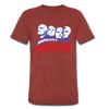 Rapid City Thrillers T-Shirt (Tri-Blend Super Light) - heather cranberry