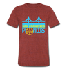 San Francisco Pioneers T-Shirt (Tri-Blend Super Light) - heather cranberry