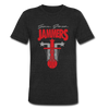 San Jose Jammers T-Shirt (Tri-Blend Super Light) - heather black