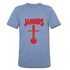 San Jose Jammers T-Shirt (Tri-Blend Super Light) - heather Blue