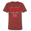San Jose Jammers T-Shirt (Tri-Blend Super Light) - heather cranberry