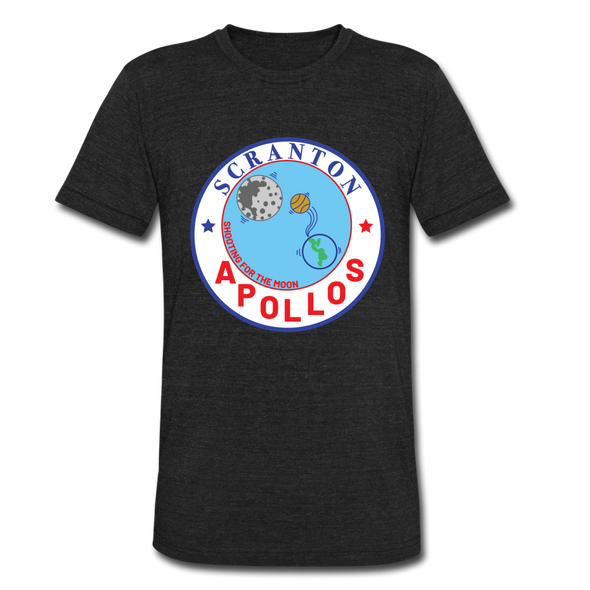 Scranton Apollos T-Shirt (Tri-Blend Super Light) - heather black