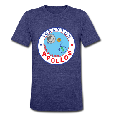 Scranton Apollos T-Shirt (Tri-Blend Super Light) - heather indigo
