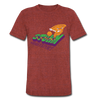 Shreveport Storm T-Shirt (Tri-Blend Super Light) - heather cranberry