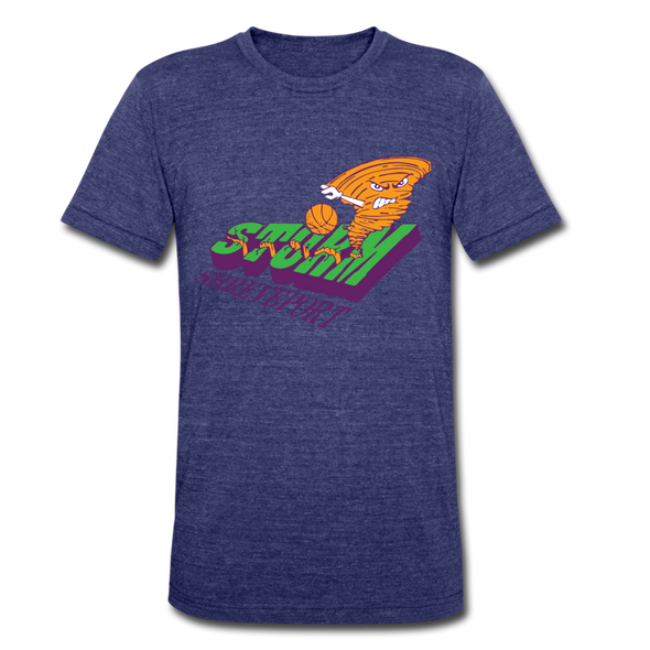 Shreveport Storm T-Shirt (Tri-Blend Super Light) - heather indigo
