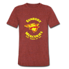 Sunbury Mercuries T-Shirt (Tri-Blend Super Light) - heather cranberry