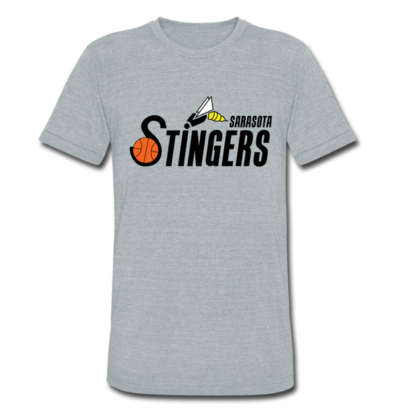 Sarasota Stingers T-Shirt (Tri-Blend Super Light) - heather gray