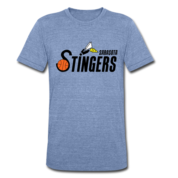 Sarasota Stingers T-Shirt (Tri-Blend Super Light) - heather Blue