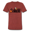 Sarasota Stingers T-Shirt (Tri-Blend Super Light) - heather cranberry