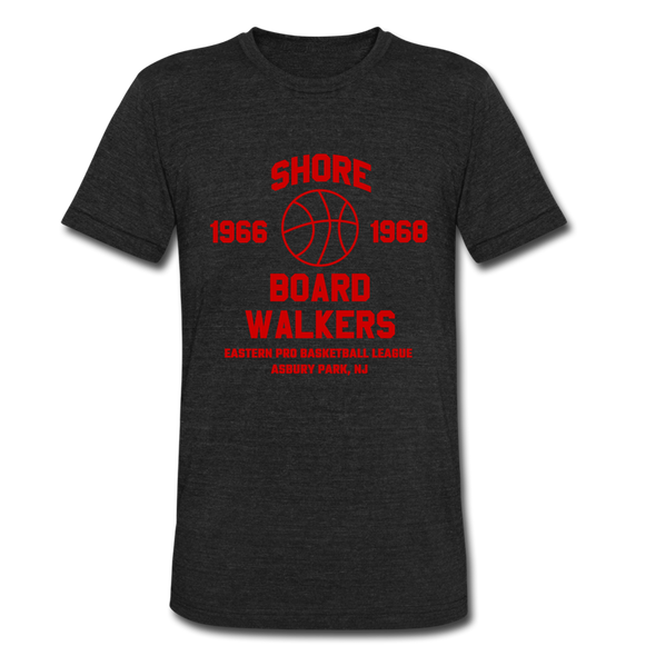 Shore Boardwalkers T-Shirt (Tri-Blend Super Light) - heather black