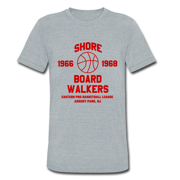 Shore Boardwalkers T-Shirt (Tri-Blend Super Light) - heather gray