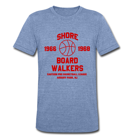 Shore Boardwalkers T-Shirt (Tri-Blend Super Light) - heather Blue