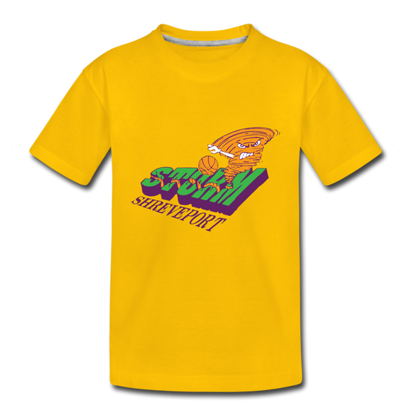 Shreveport Storm T-Shirt (Youth) - sun yellow