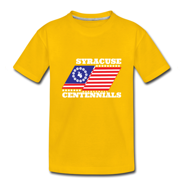 Syracuse Centennials T-Shirt (Youth) - sun yellow