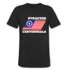 Syracuse Centennials T-Shirt (Tri-Blend Super Light) - heather black