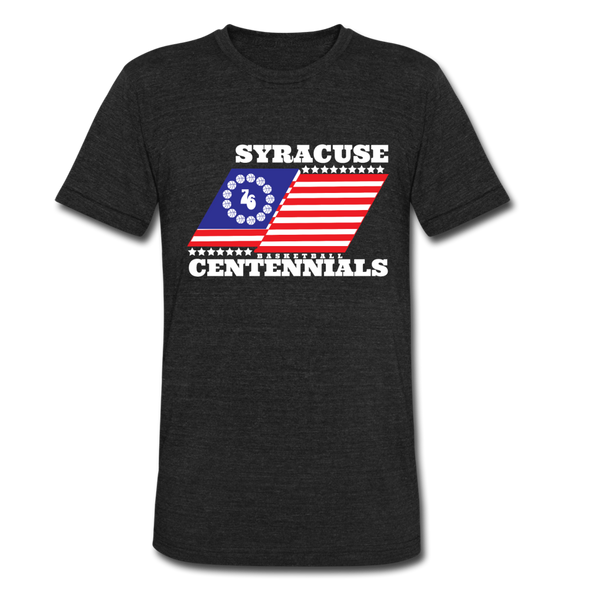 Syracuse Centennials T-Shirt (Tri-Blend Super Light) - heather black