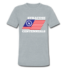 Syracuse Centennials T-Shirt (Tri-Blend Super Light) - heather gray