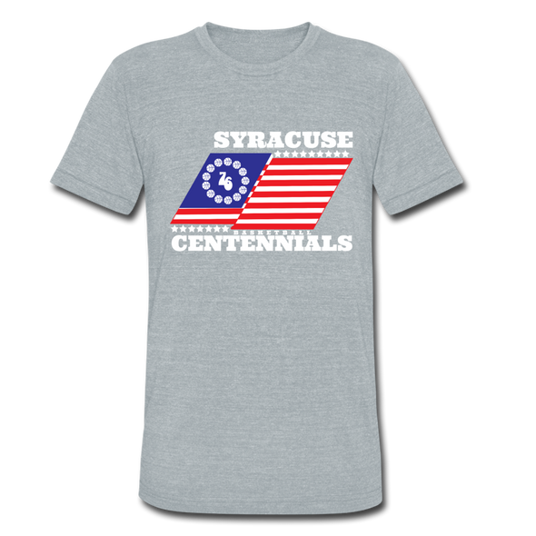 Syracuse Centennials T-Shirt (Tri-Blend Super Light) - heather gray