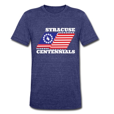 Syracuse Centennials T-Shirt (Tri-Blend Super Light) - heather indigo